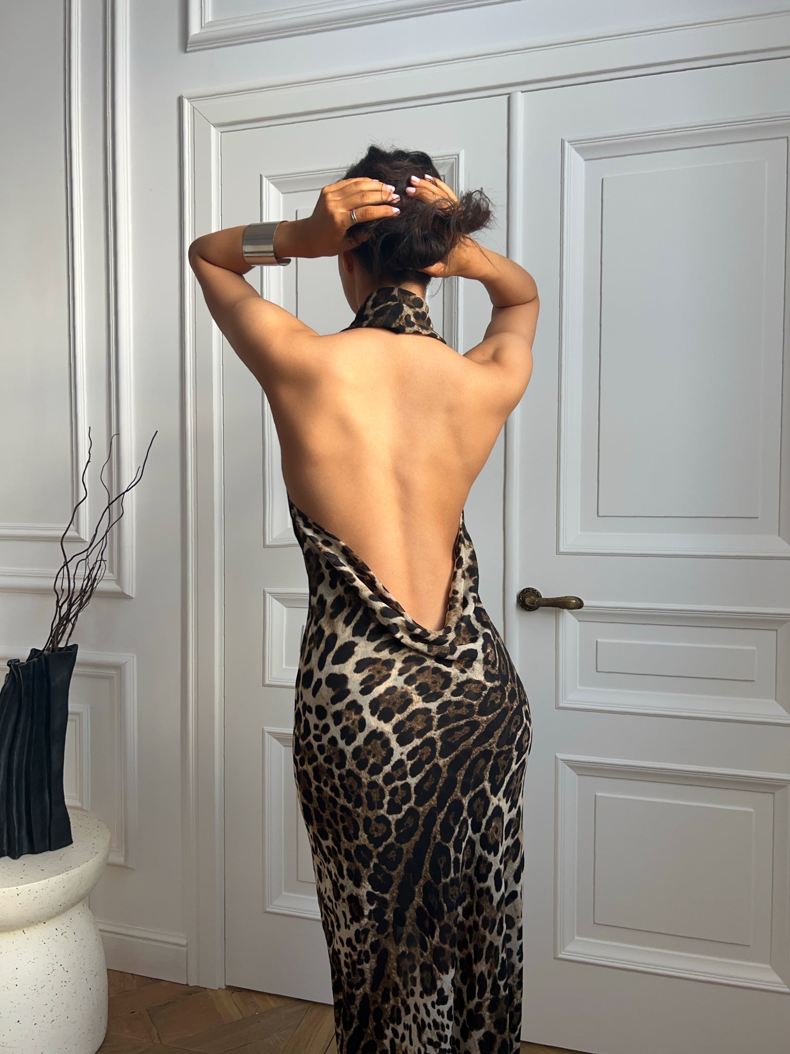 Vikki Leopard Dress