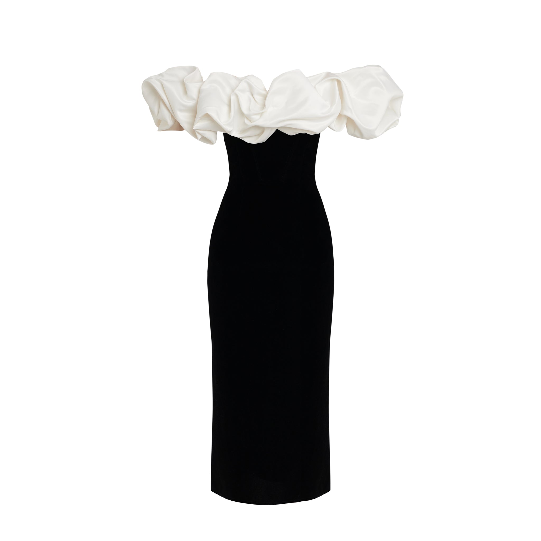 Zefir Dress (Black/White)