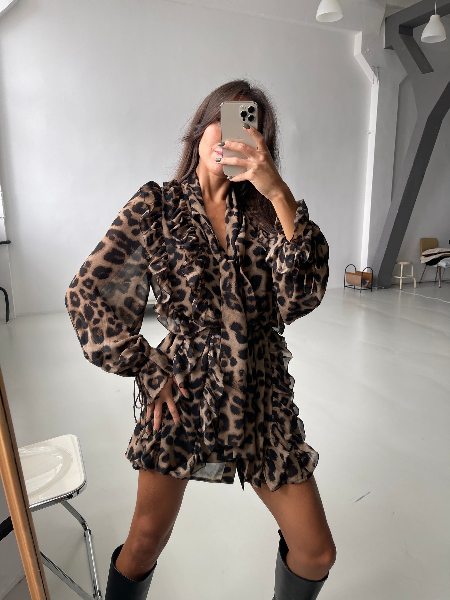 Tina Dress (Leopard Prints)